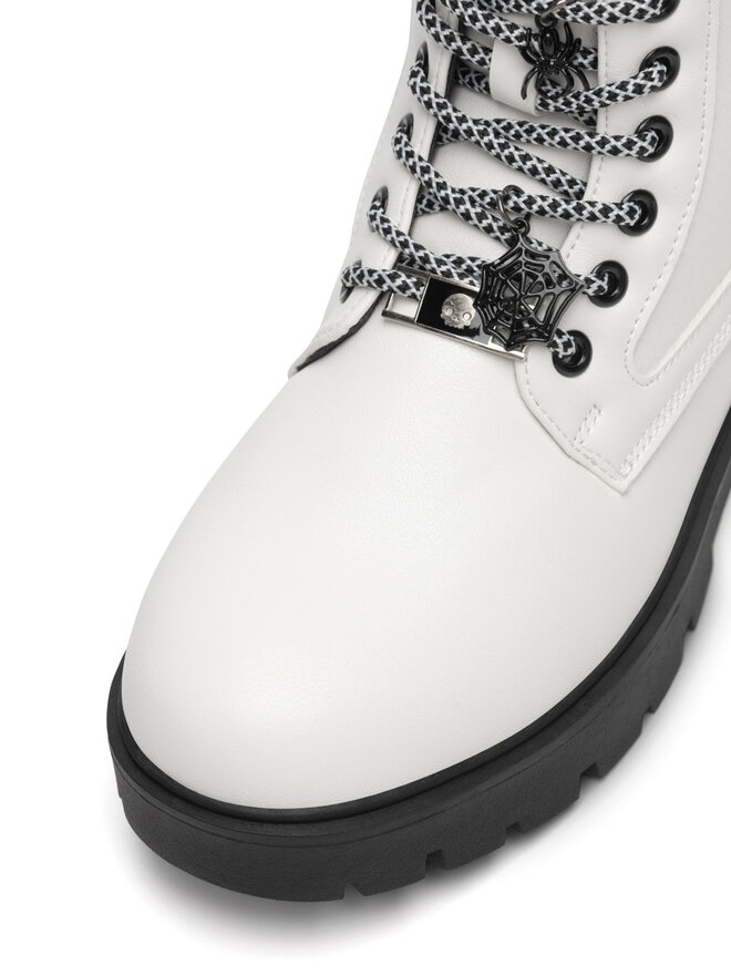 BEETLEJUICE Schnürschuhe BEETLEJUICE CM-AW24-319WBBJ Weiß