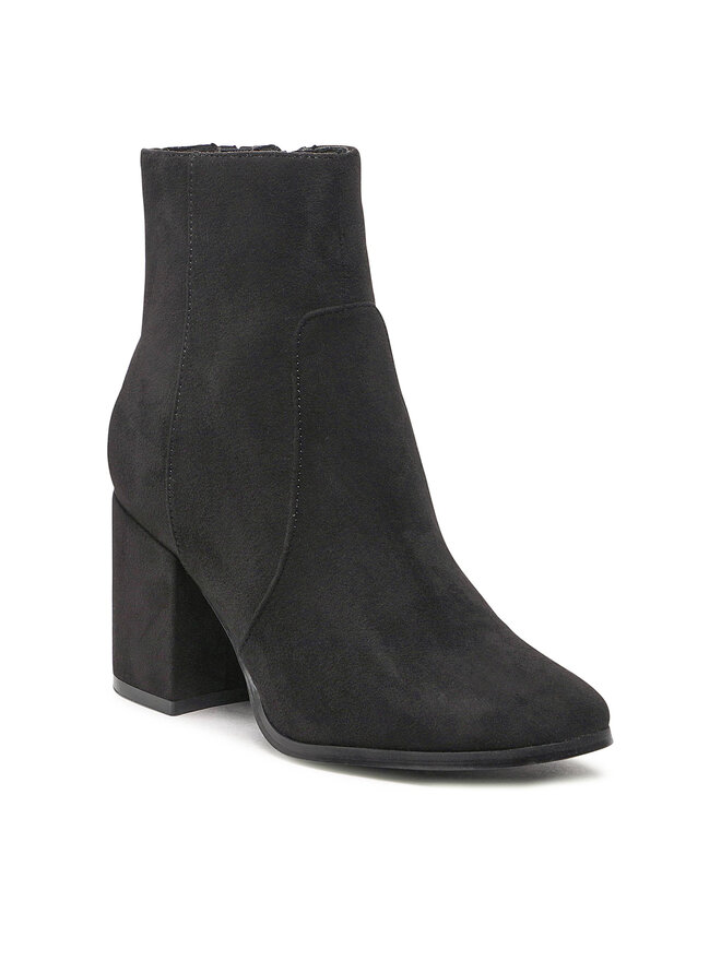 Vero Moda Īsie zābaki Vero Moda Rea 10235379 Melns