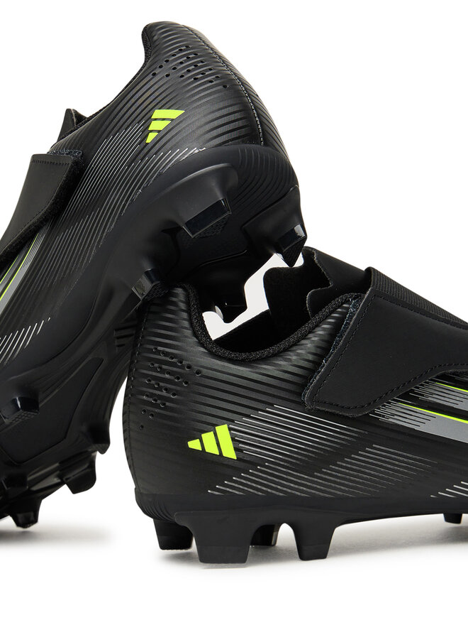 adidas Fußballschuhe adidas F50 Club Hook-and-Loop Firm/Multi-Ground Boots Kids JI0037 Schwarz