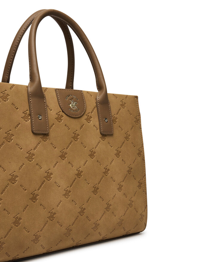 Beverly Hills Polo Club Torebka Beverly Hills Polo Club BHPC-L-002-07 Brązowy