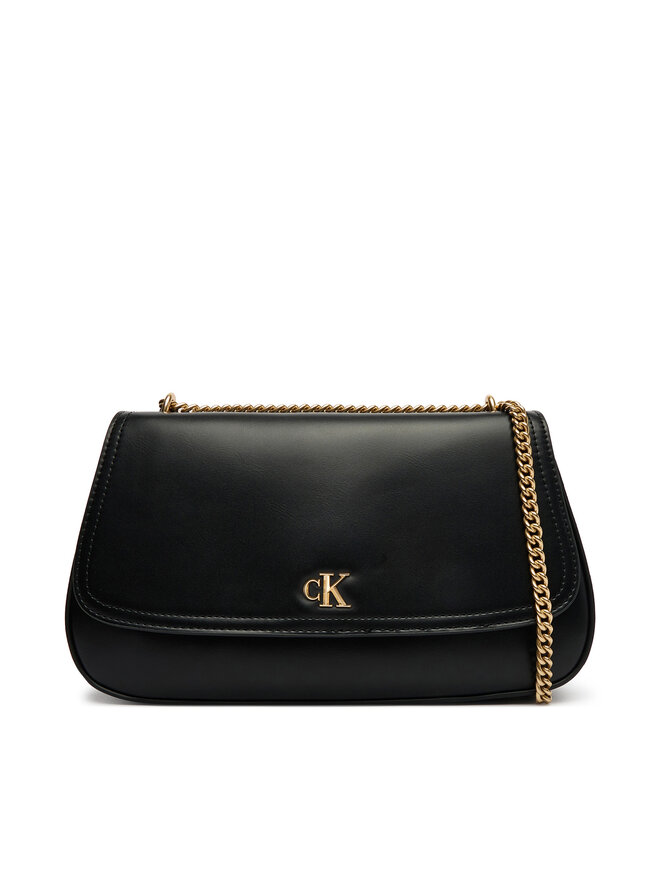 Calvin Klein Handtasche Calvin Klein Ck Convertible Chain Medium Bag LV04F3171G Schwarz