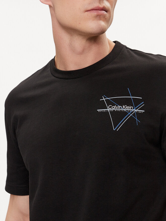 Calvin Klein Calvin Klein T-Shirt Linear Graphic K10K112482 Schwarz Regular Fit