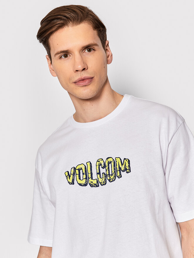 Volcom Volcom T-Shirt Crusher A4312205 Λευκό Loose Fit