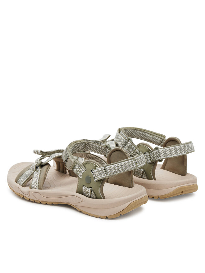 Jack Wolfskin Sandały Jack Wolfskin Lakewood Ride Sandal M 4019041 Beżowy