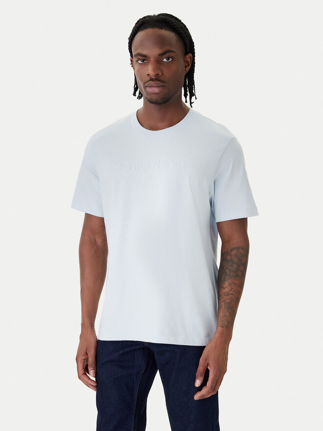 Calvin Klein Calvin Klein T-Shirt LV04LF811G Hellblau Regular Fit
