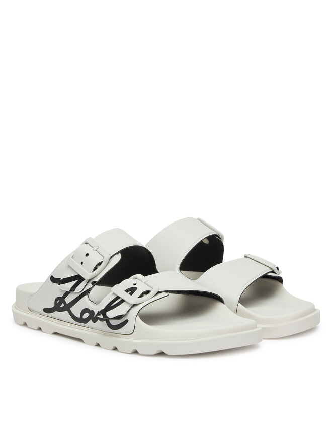 KARL LAGERFELD Pantoletten KARL LAGERFELD Kondo Tred KL80972 Weiß