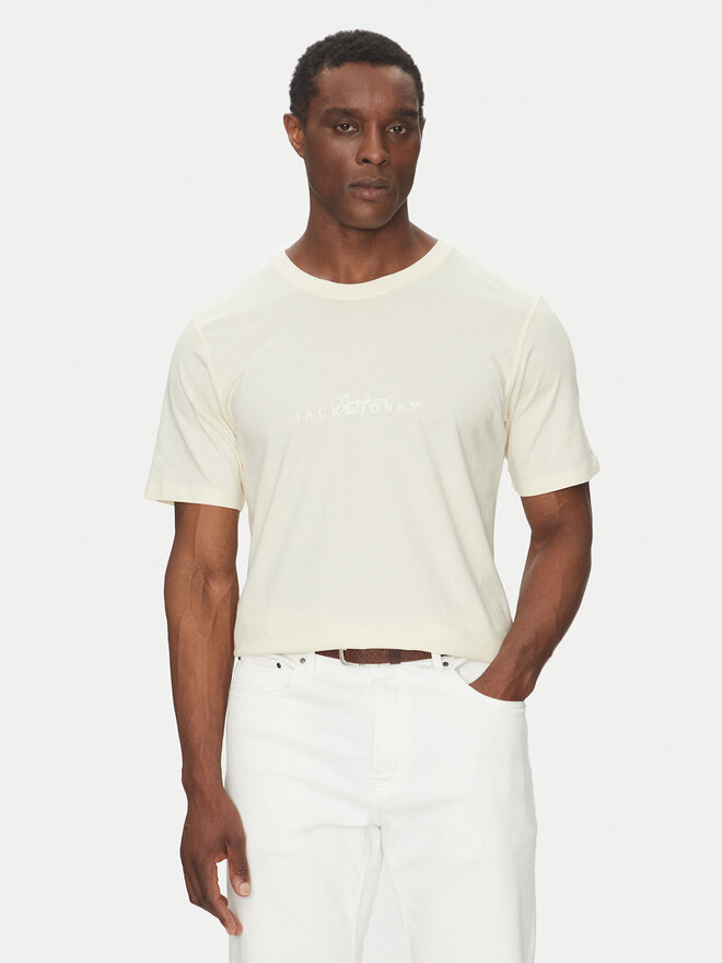 Jack&Jones Jack&Jones Camiseta Varenna 12273163 Écru Regular Fit