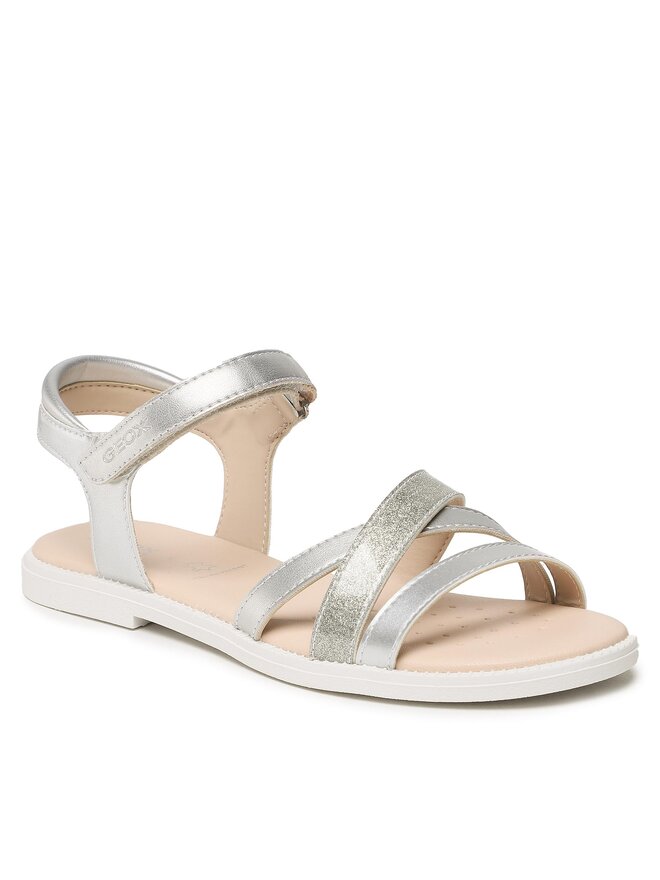 Geox Sandalen Geox J S.Karly G.D J5235D 0HINF C1007 D Silberfarben