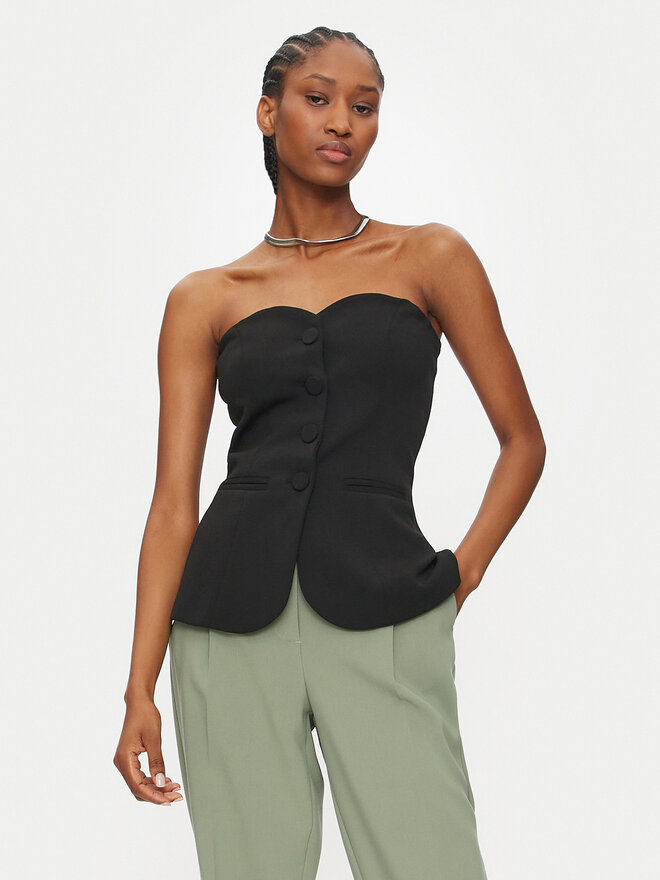 ViCOLO ViCOLO Felső TS0098 Fekete Slim Fit