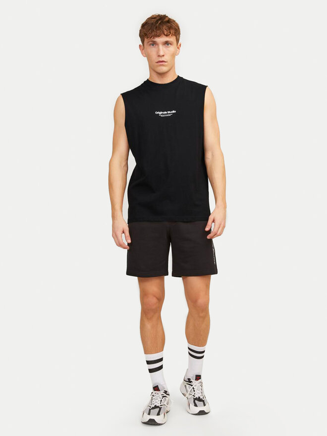 Jack&Jones Jack&Jones Tank top Vesterbro 12250430 Μαύρο Oversize