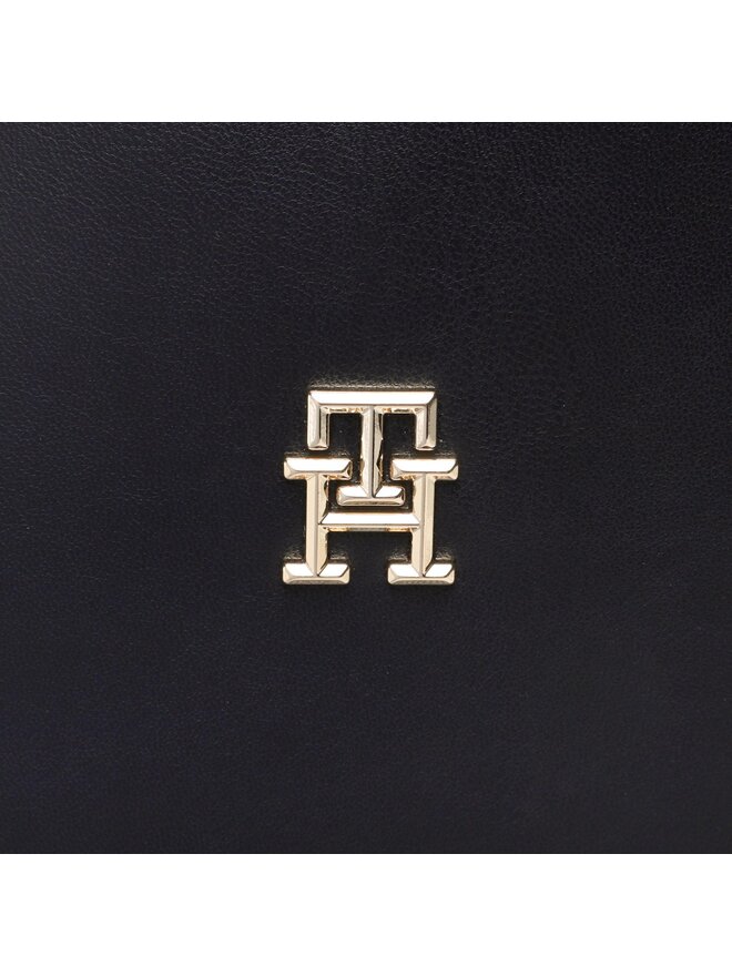 Tommy Hilfiger Дамска чанта Tommy Hilfiger Th Chic Satchel AW0AW14784 Тъмносин