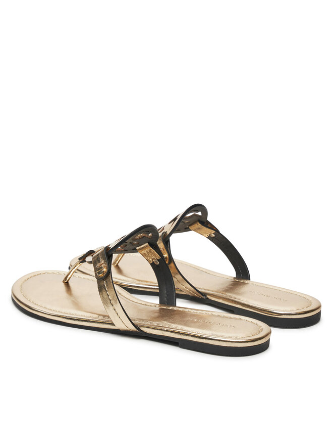 Tory Burch Japonki Tory Burch Miller 162596 Złoty