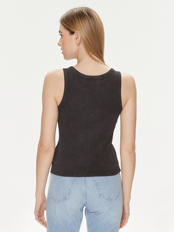 Calvin Klein Jeans Calvin Klein Jeans Топ Archival Monologo J20J223160 Чорний Slim Fit