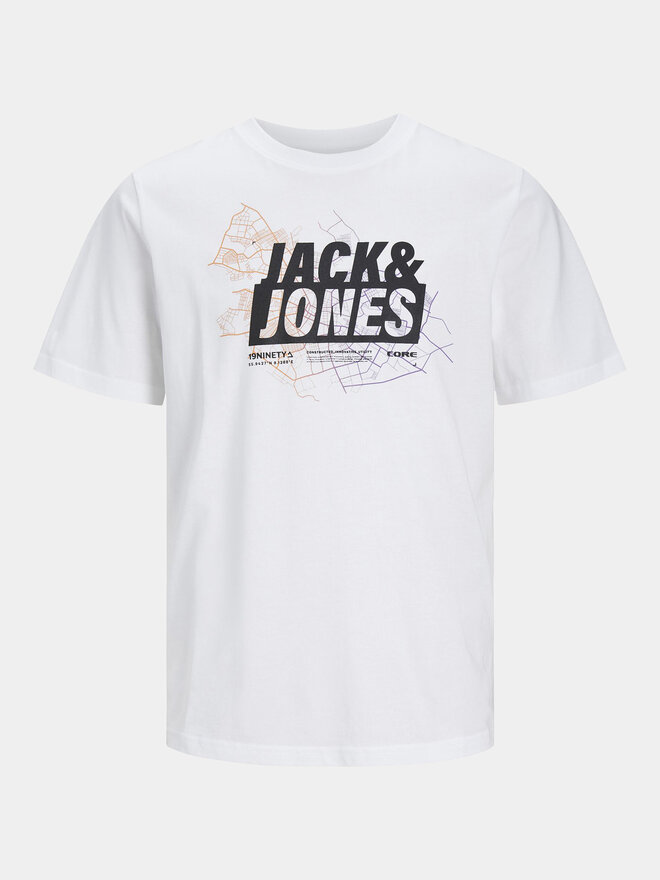 Jack&Jones Jack&Jones 2er-Set T-Shirts Map Logo 12260796 Schwarz Regular Fit