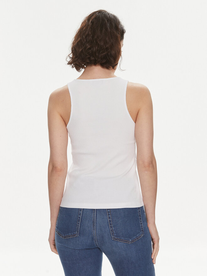 Max Mara Leisure Max Mara Leisure Top Brusson 2416941038 Weiß Slim Fit