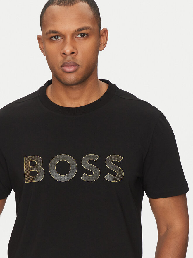 BOSS BOSS Majica TL Logo 50535170 Črna Regular Fit