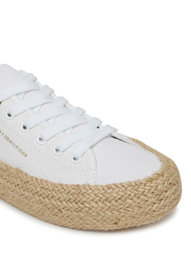Tommy Hilfiger Espadryle Tommy Hilfiger T3A9-33732-0890100 Biały