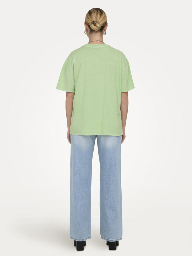 ONLY ONLY Marškinėliai Rilly 15316994 Žalia Regular Fit