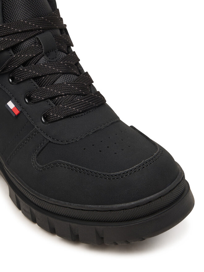 Tommy Hilfiger Schnürschuhe Tommy Hilfiger T3X5-35292-0316 M Schwarz