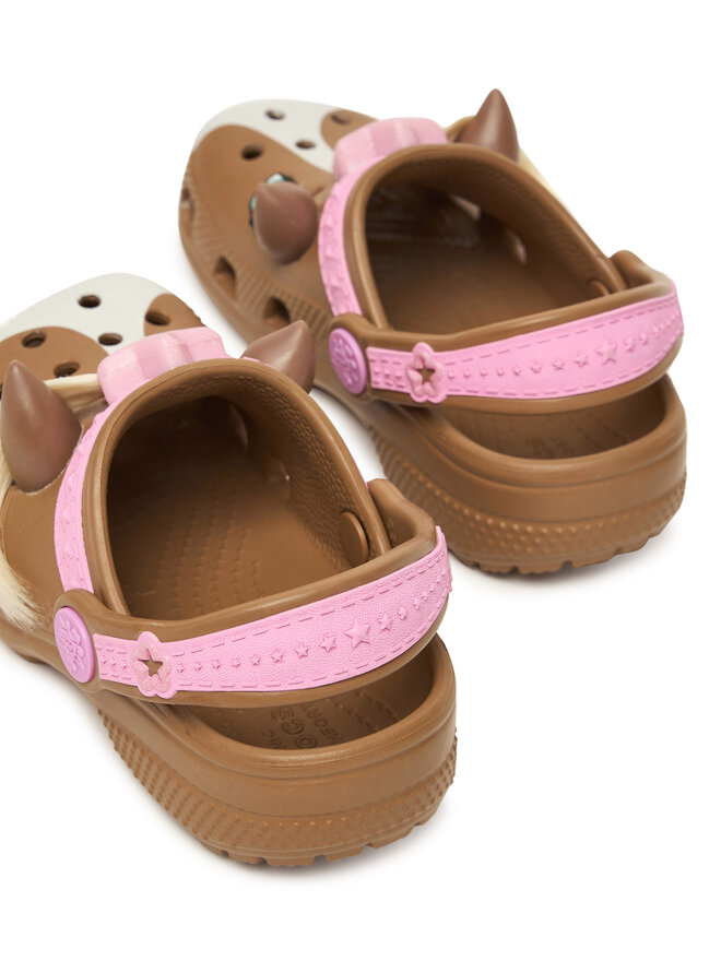 Crocs Klapki Crocs Toddler Classic IAM Horse Clog 211371 Brązowy