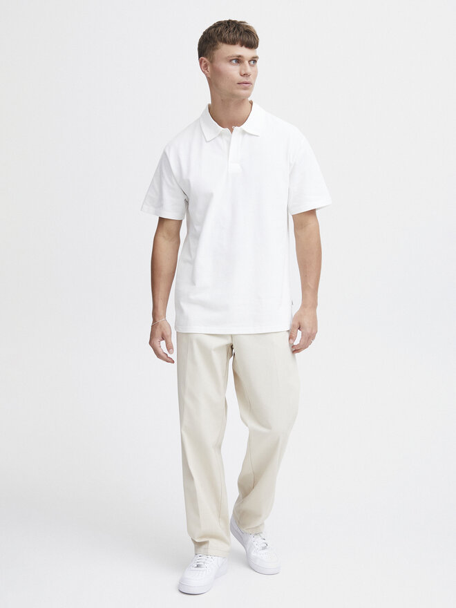 Solid Solid Polo 21108171 Λευκό Regular Fit