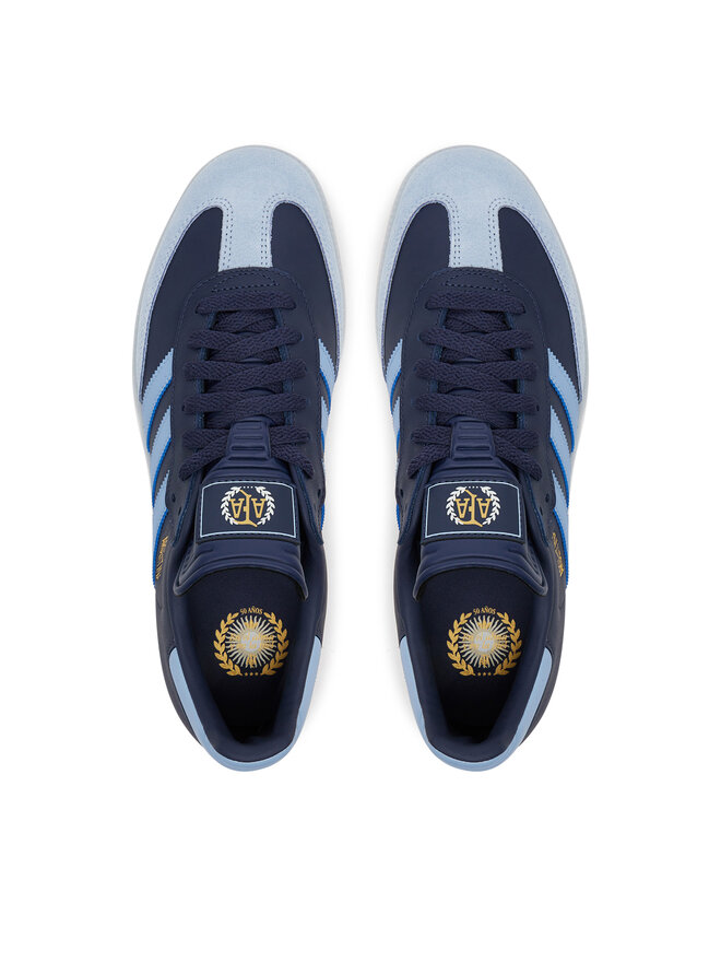 adidas Fußballschuhe adidas Samba Argentina Indoor Boots JR6352 Dunkelblau