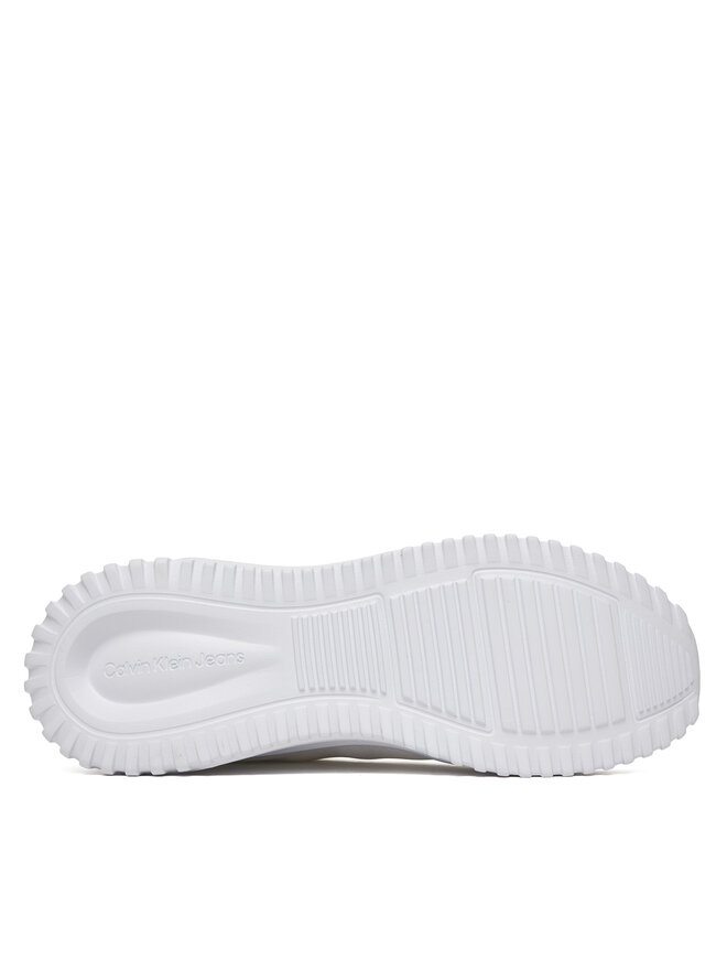 Calvin Klein Сникърси Calvin Klein Eva Runner Lace Up Mat Mix YM0YM01442 Бял