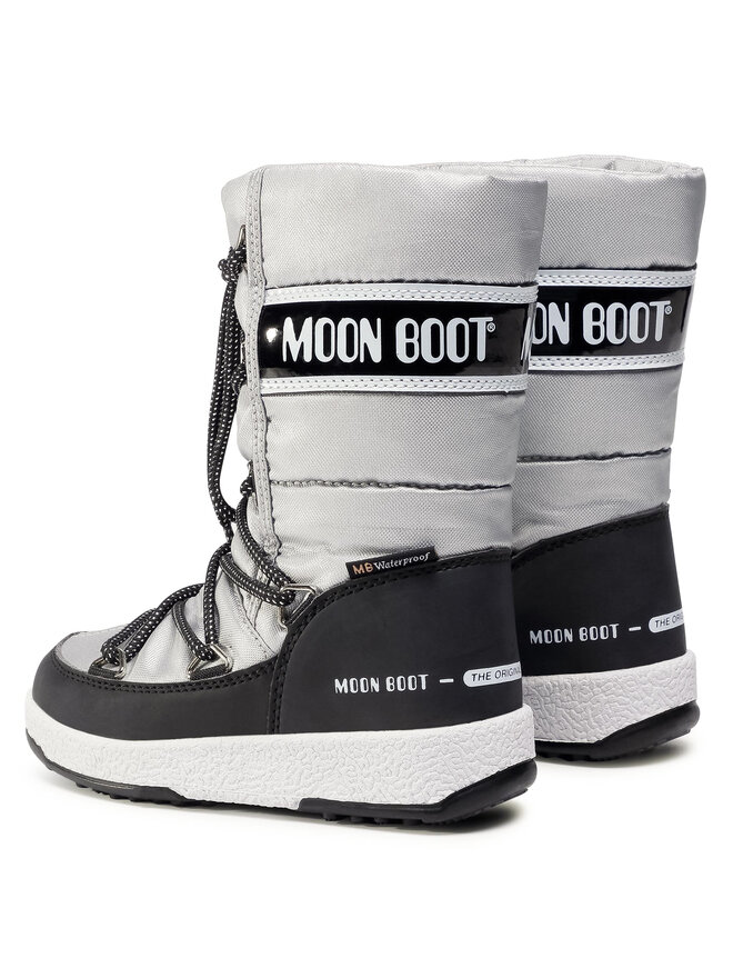 Moon Boot Schneeschuhe Moon Boot Jr G.Quilted Wp 34051400006 M Silberfarben