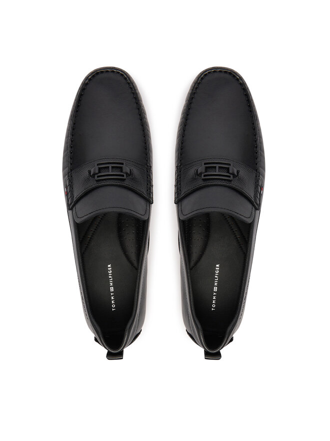 Tommy Hilfiger Mokassins Tommy Hilfiger Hardware Lth Driver FM0FM05855 Schwarz