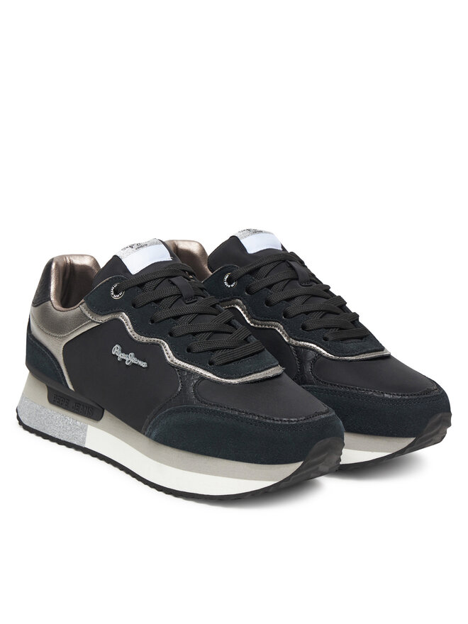 Pepe Jeans Снікерcи Pepe Jeans Rusper Glam W PLS600008 Чорний