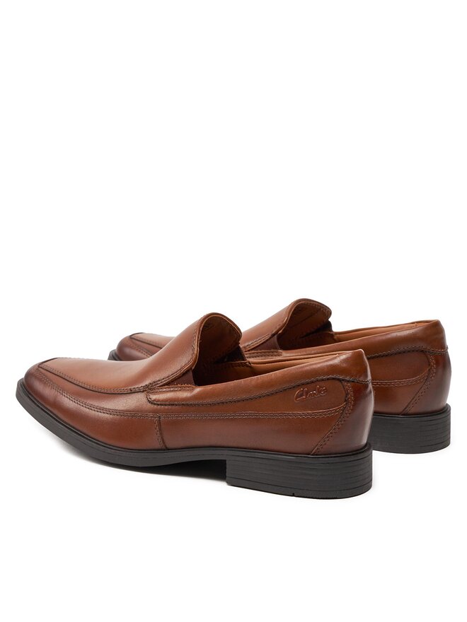 Clarks Półbuty Clarks Tilden Free 261300987 Brązowy