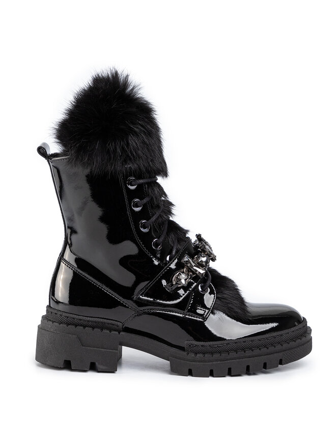 Eva Minge Schnürstiefeletten Eva Minge EM-08-06-000250 Schwarz