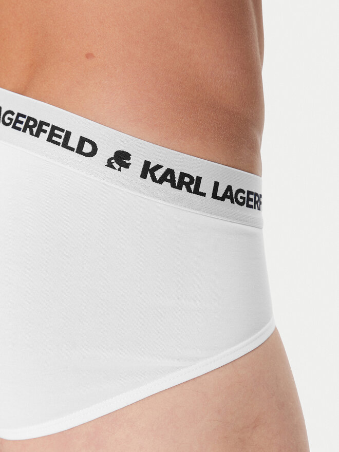 KARL LAGERFELD KARL LAGERFELD Σετ σλιπ 3 τμχ. A1M47152 Λευκό