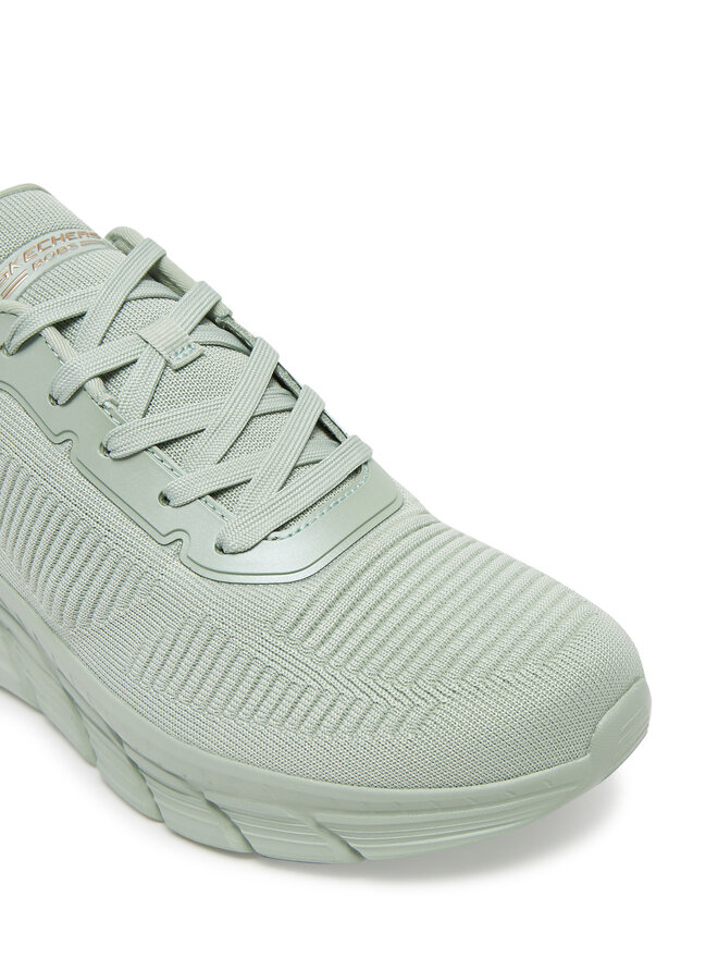 Skechers Sneakersy Skechers Bobs B Flex Hi-Flying Hi 117385/SAGE Zielony
