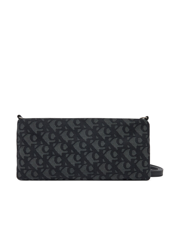 Calvin Klein Jeans Handtasche Calvin Klein Jeans Logo Jacquard Sophie Top Zip LV04K3183G Schwarz