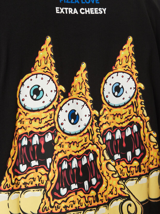 HUGO HUGO Camiseta Nizzerio 50533390 Negro Regular Fit
