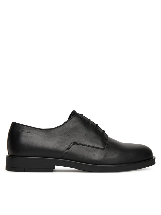 Calvin Klein Halbschuhe Calvin Klein Flex Dress Derby 4Holes Lth HM0HM01895 Schwarz