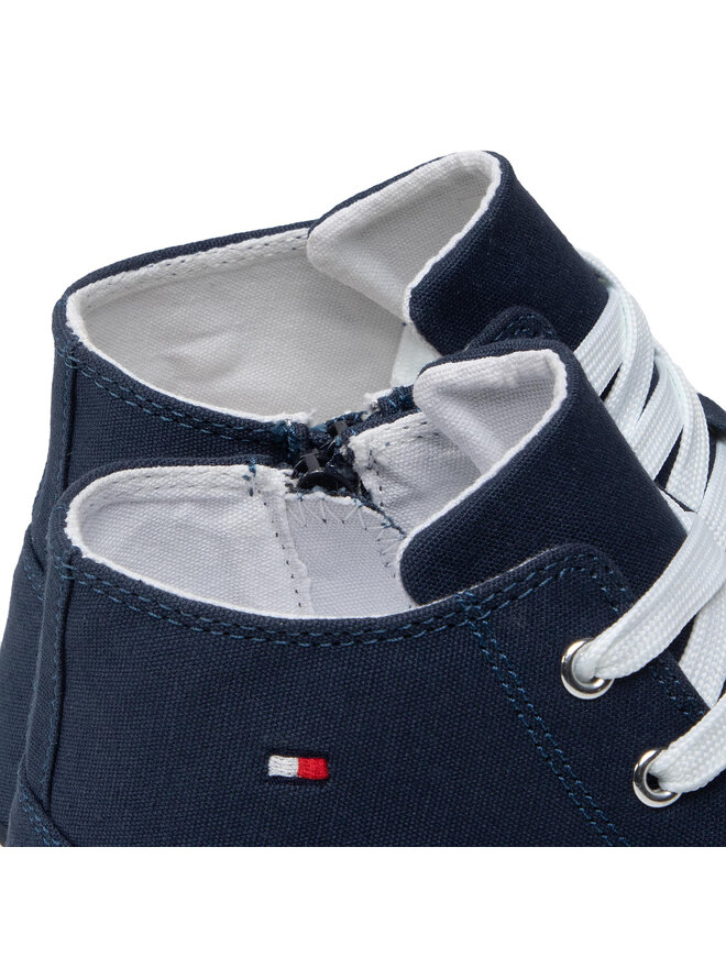 Tommy Hilfiger Tenisice Tommy Hilfiger Higt Top Lace-Up T3X4-32209-0890 S Tamnoplava