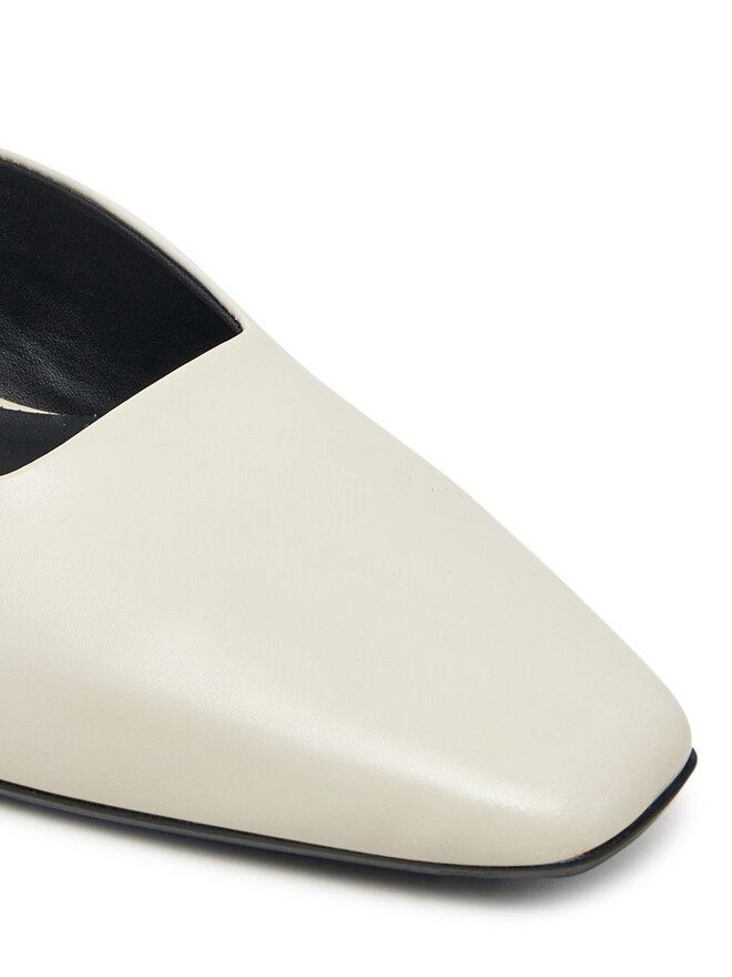 Calvin Klein Sandale Calvin Klein Heel Mule Pump 50 - Lth HW0HW02551 Bež