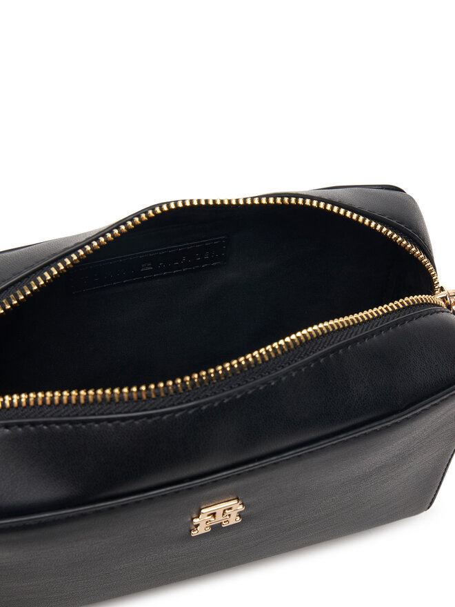 Tommy Hilfiger Handtasche Tommy Hilfiger Th Joy Camera Bag AW0AW19060 Schwarz