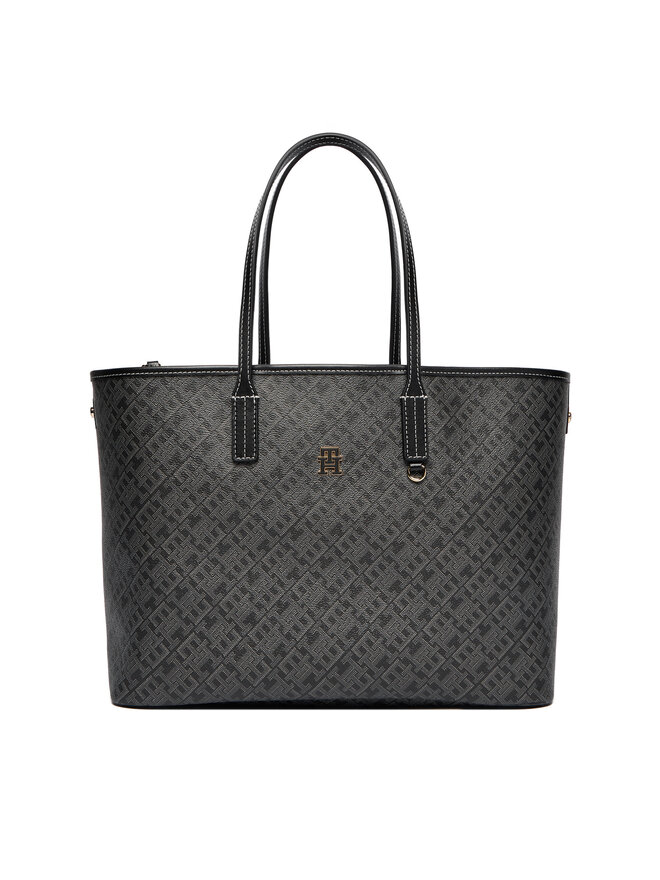Tommy Hilfiger Handtasche Tommy Hilfiger Th Monoplay AW0AW17696 Schwarz