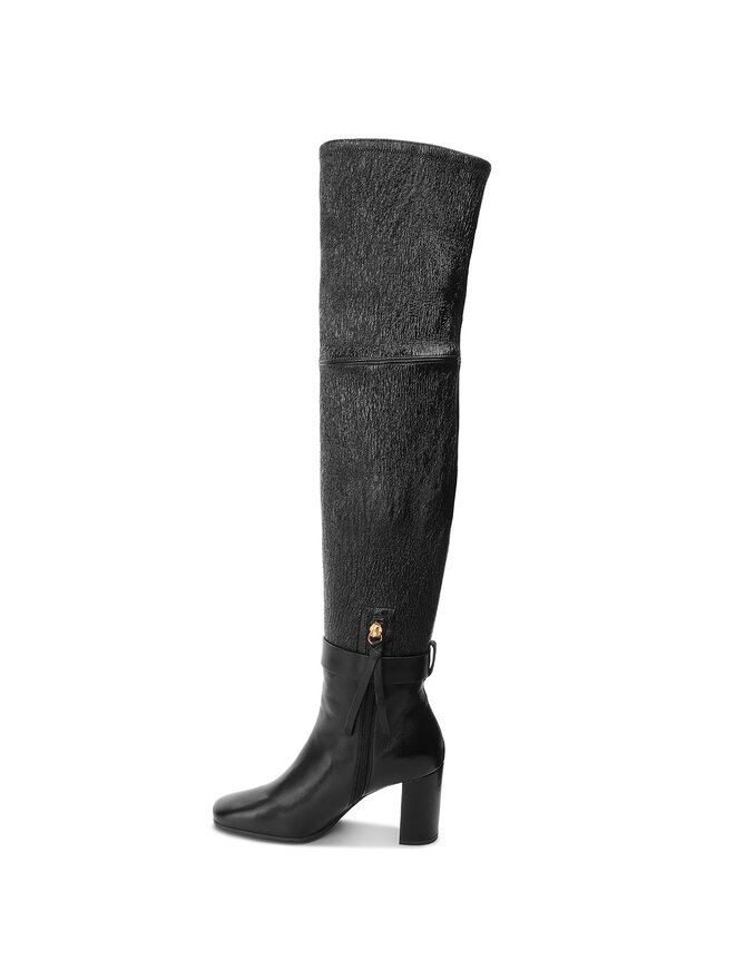 Muszkieterki Stuart Weitzman Luna 85 YL96047 Czarny eobuwie .pl