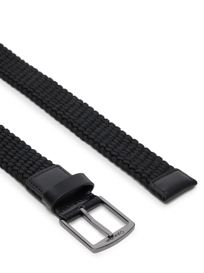 Calvin Klein Vyriškas Diržas Calvin Klein Ck Casual Elastic Braided 35Mm K50K512839 Juoda