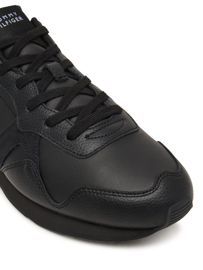 Tommy Hilfiger Sneakers Tommy Hilfiger T Hilfiger Core Lth Runner FM0FM06002 Schwarz