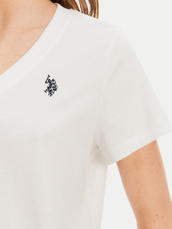 U.S. Polo Assn. U.S. Polo Assn. Marškinėliai WUP0635 Balta Classic Fit