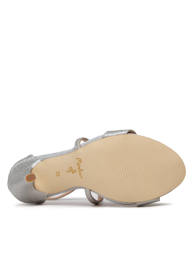 Sandalen Menbur 23033 Silberfarben | eschuhe.de