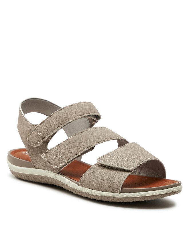 Geox Sandały Geox D Sandal Vega D35R6A 000EK C5004 Beżowy