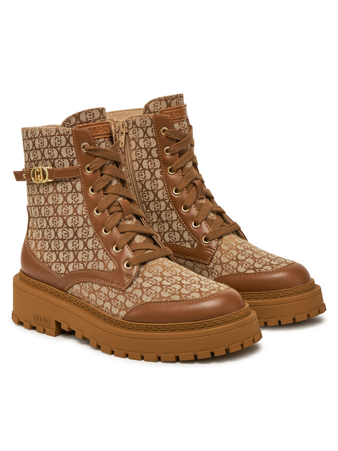 Liu Jo Schnürstiefeletten Liu Jo Rumi 30 SA5013 TX307 Braun