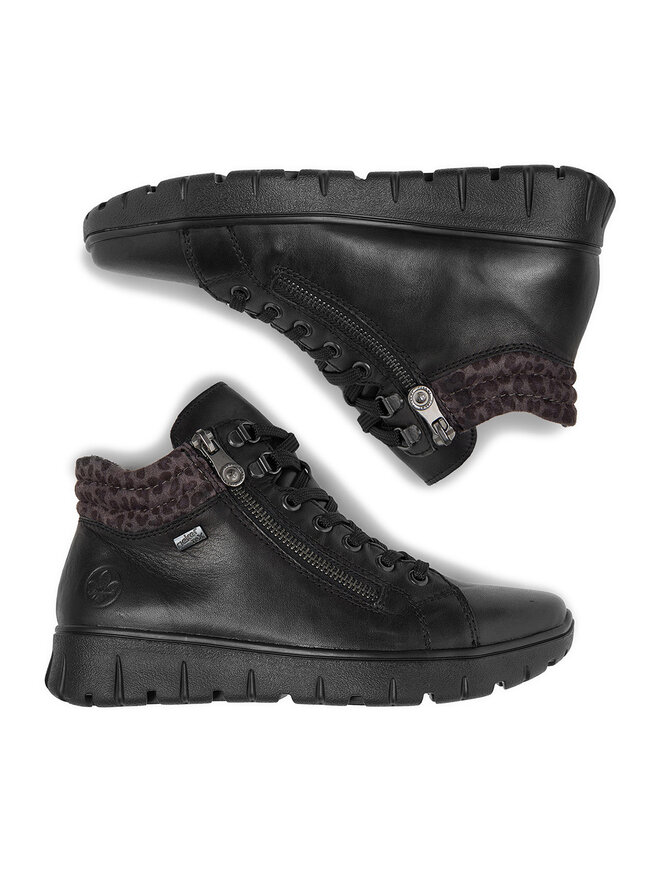 Rieker Schnürschuhe Rieker N1305-00 Schwarz
