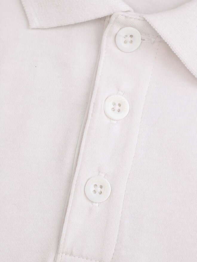 Coccodrillo Coccodrillo Polo WC5143601VBB Blanco Regular Fit